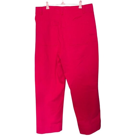 Bagatelle Sedona Pink Patch Pocket Wide Leg Cropped Stretch Pants Womens Size 12 - Picture 4 of 11